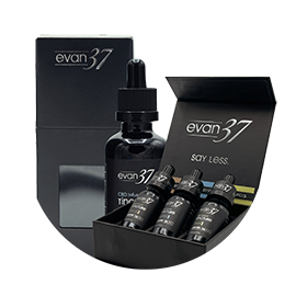 Evan37 CBD Tinctures | Peppermint | Tropical | Unflavored | CBD Isolate | Anti-Inflammatory | Pain Relief | Relaxation | Delicious Taste | Food or Drink Additive