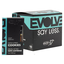 Load image into Gallery viewer, EVOLVE Delta-10 THC Cartridge - Cookies - evan37
