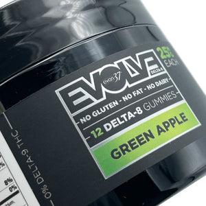 EVOLVE Green Apple Delta-8 Gummies - evan37