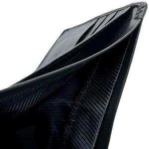 Evan37 Men's Leather Wallet | 100% Genuine Cowhide | Black Leather | Strong & Long-Lasting