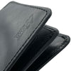 Evan37 Men's Leather Wallet | 100% Genuine Cowhide | Black Leather | Strong & Long-Lasting