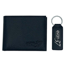 Load image into Gallery viewer, Vegan Leather Wallet + Keychain Gift Set - evan37
